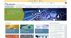 Desktop Screenshot of humusoft.com